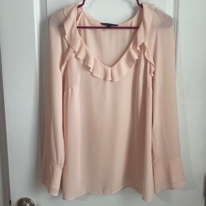 NWOT Banana Republic pink long sleeve top.
